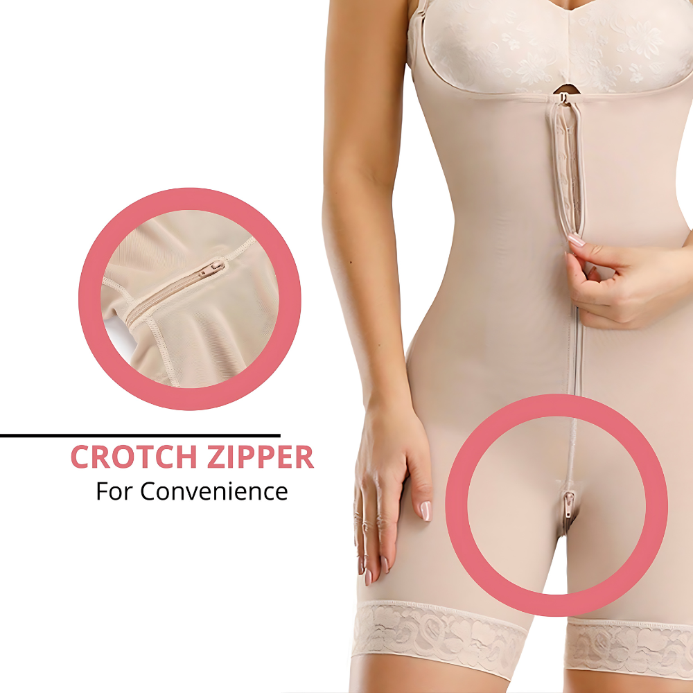 Magic Slimming Postpartum Girdle With Crotch Zipper