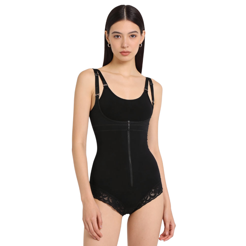 Magic Double Compression Breathable Tummy Control Bodysuit | Stays-Flat Anti-Roll Shaper - Magic Shaper