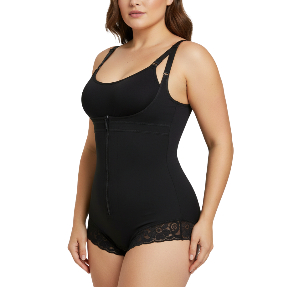 Magic Double Compression Breathable Tummy Control Bodysuit | Stays-Flat Anti-Roll Shaper - Magic Shaper