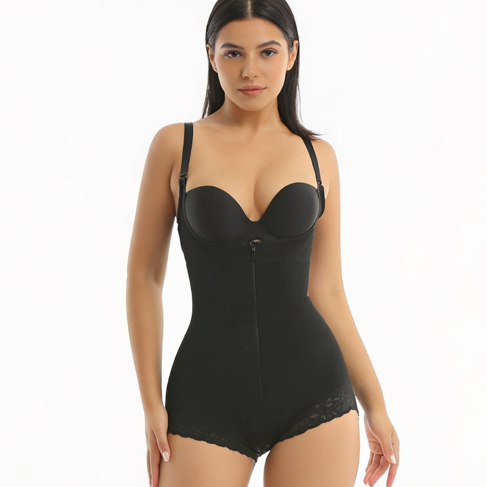 Magic Double Compression Breathable Tummy Control Bodysuit | Stays-Flat Anti-Roll Shaper - Magic Shaper